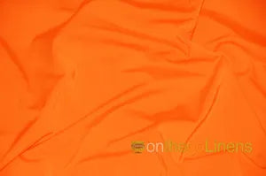 Neon Orange Stretch Nylon Spandex