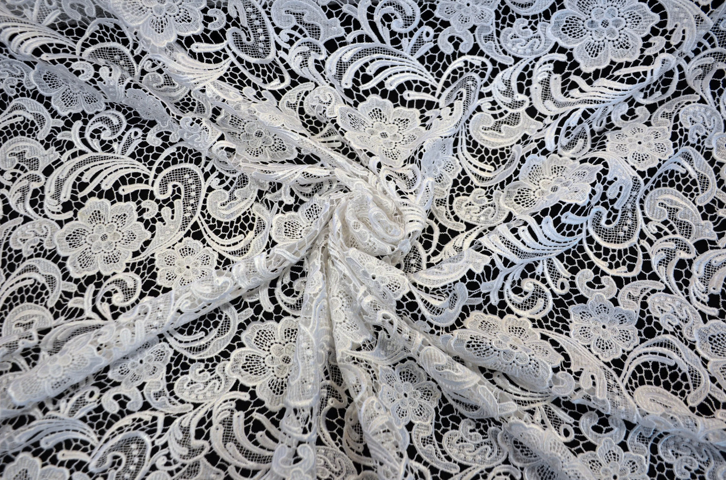 White Guipure Lace