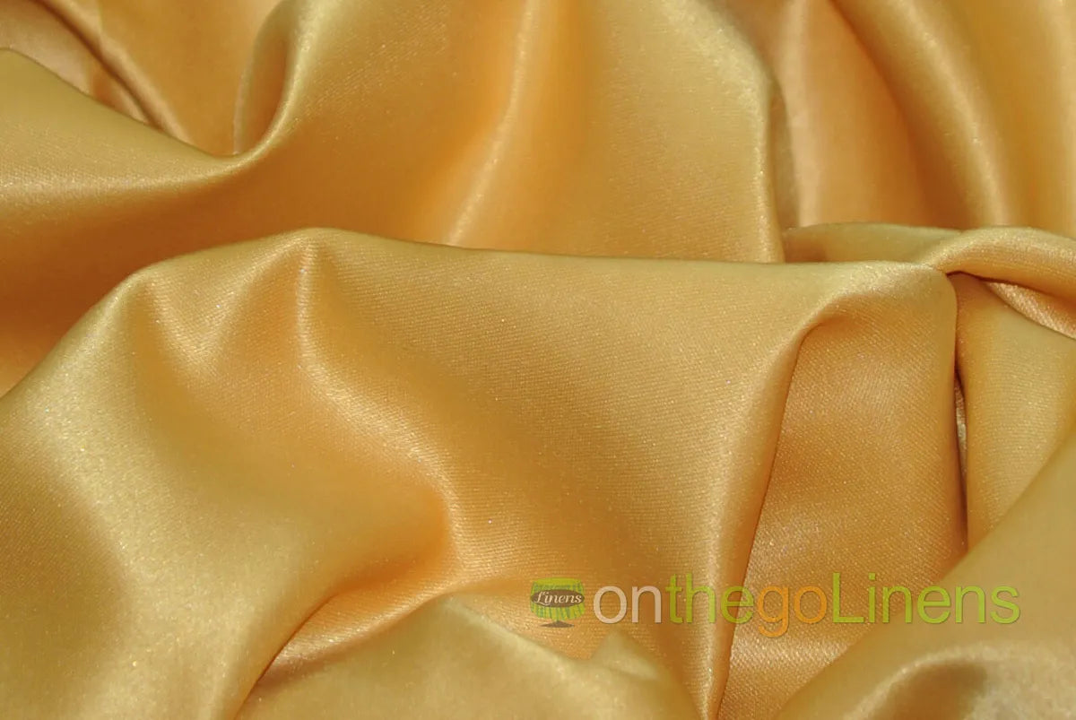 Lamour Satin Event Drapery Panels | 100% Polyester Semi Dull Heavy Satin Curtains | Multiple Colors |