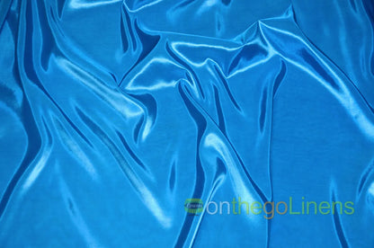 Turquoise Solid Taffeta