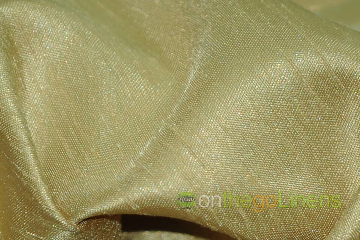 Shantung Satin Dark Gold