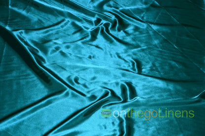 Pucci Teal Stretch Charmeuse