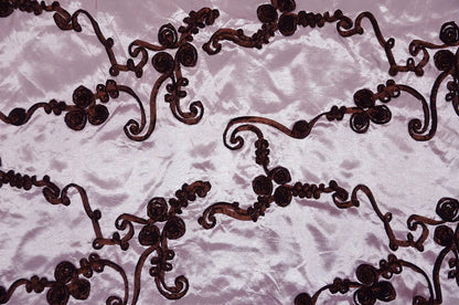 Ribbon Taffeta Pink Brown