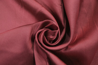 Burgundy Mikado Satin