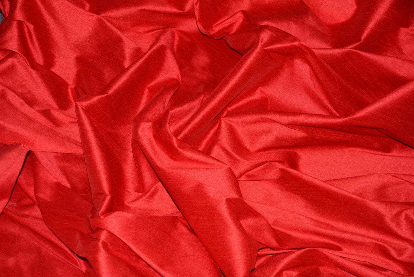 Faux Silk Red