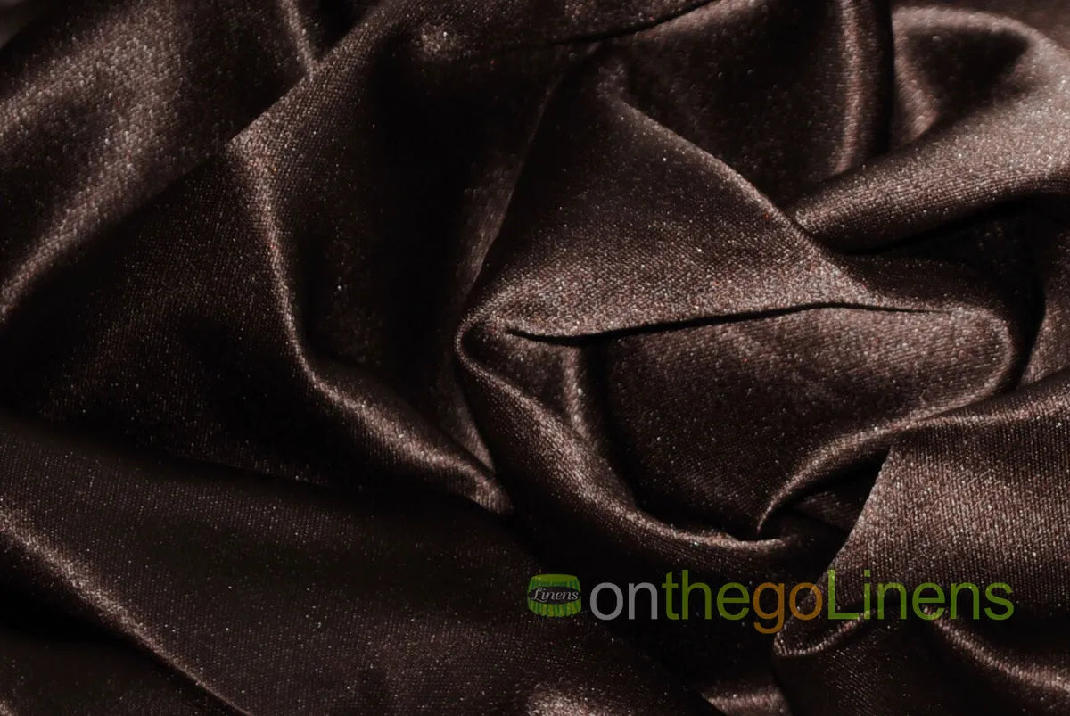 Lamour Satin Table Napkins and Chair Sashes | 100% Polyester Semi Dull Heavy Satin Table Napkins and Chair Sashes |