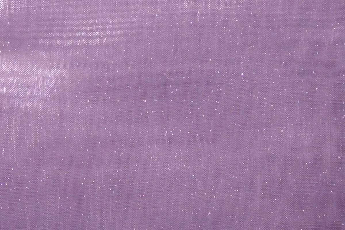 Lavender Mirror Organza