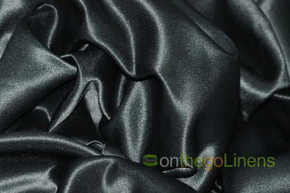Lamour Satin Tablecloths | 100% Polyester Semi Dull Heavy Satin Table Linens |