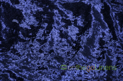 Panne Velvet Navy Blue
