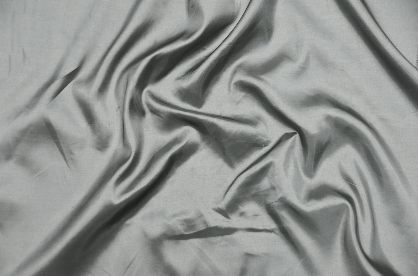 Medium Grey Solid Taffeta