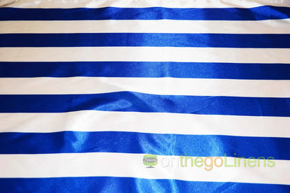 Stripe Charmeuse Satin Print Fabrics