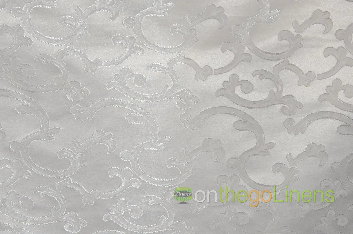 Scarlet Jacquard White