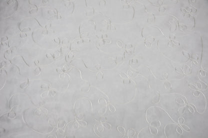 Fantasia Sheer Embroidery Fabric by the Yard | Organza Embroidery Fabric | 54" wide | Multiple Colors