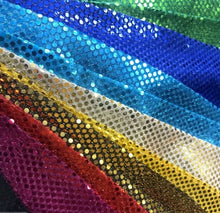 6MM Confetti Dot Sequins Fabrics | 45" Wide | Multiple Colors |