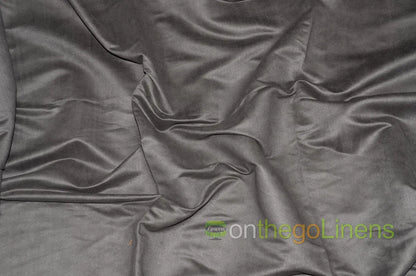 Micro Suede Table Linens | Faux Suede Tablecloths | Multiple Colors |