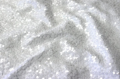 White Taffeta Sequins