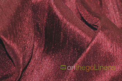 Shantung Satin Tablecloths | Reversible Silk Satin Table Linens | 100% Polyester | Multiple Colors | Reversible French Seam |