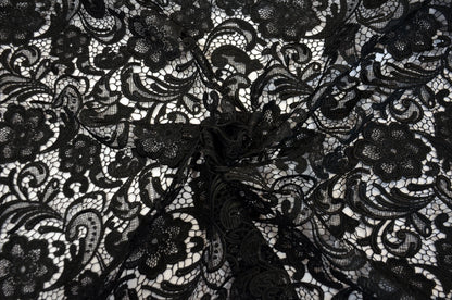 Black Guipure Lace