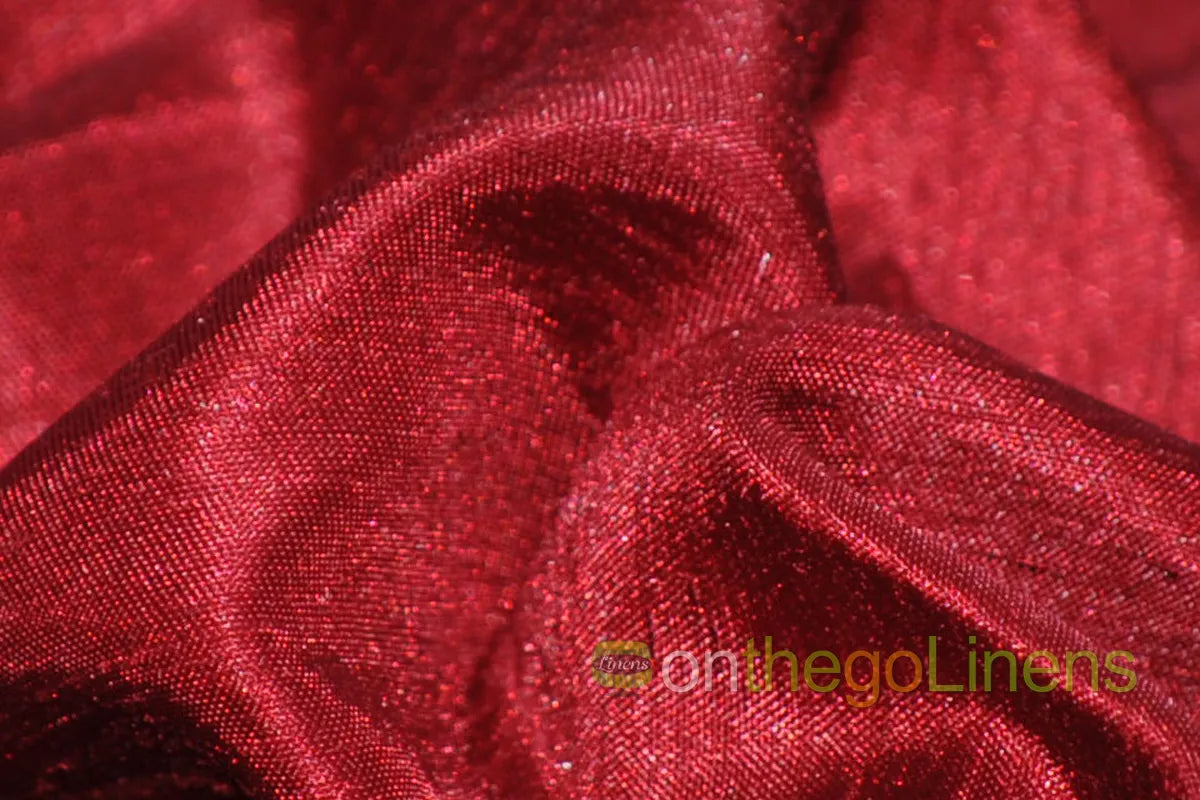 Shantung Satin Cranberry