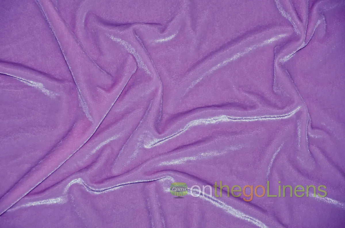 Lilac Stretch Velvet