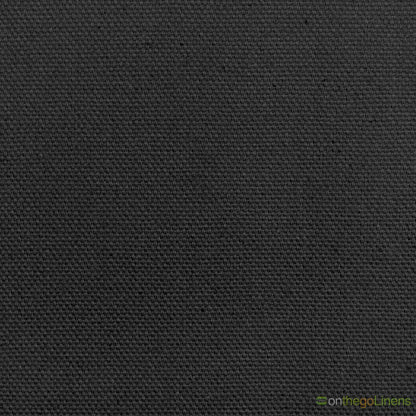 100% Cotton Canvas Fabric by the Yard | Dyed Black and Bleached White | 10 oz |Canvas Dyed Colors 10 oz Fabrics
