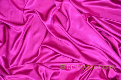 Charmeuse Satin Fabric by the Yard and Wholesale Bolt | IFR Satin Fabric | Silky Soft Satin Fabric |