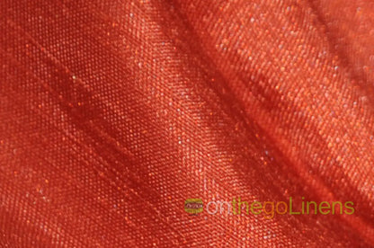 Shantung Satin Rust