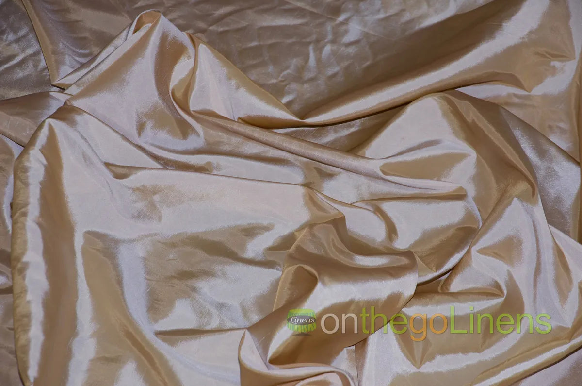 Champagne Stretch Taffeta