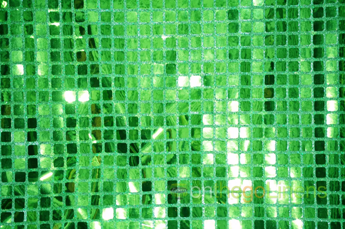 Quad Sequins Fabric | Square Sequins Fabric by the Yard | 45" Wide | Multiple Colors |