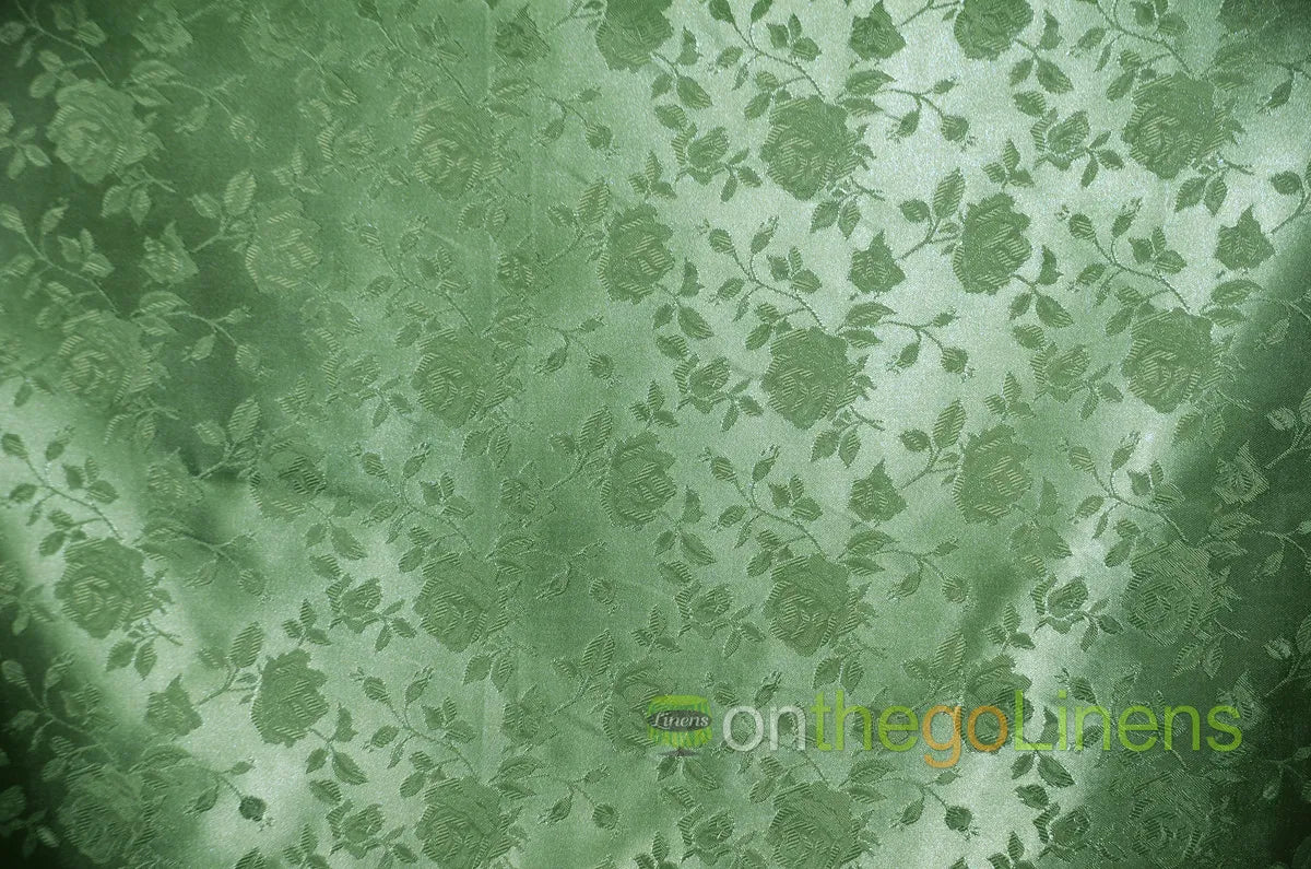 Floral Jacquard Satin Fabric by the Yard | Isabella Floral Jacquard | 60 Wide | Rose Jacquard Satin Fabric |