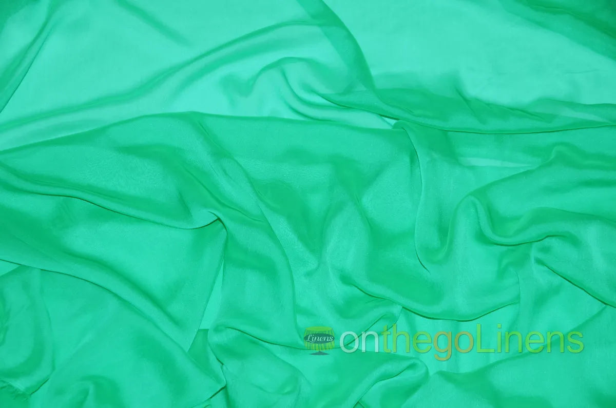 Aqua Marine Two Tone Chiffon