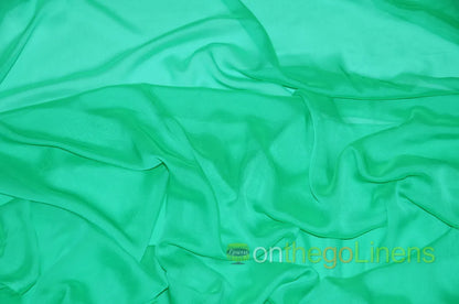 Aqua Marine Two Tone Chiffon