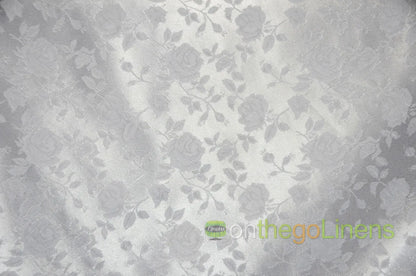 Floral Jacquard White