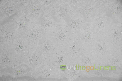 White Sparkle Organza