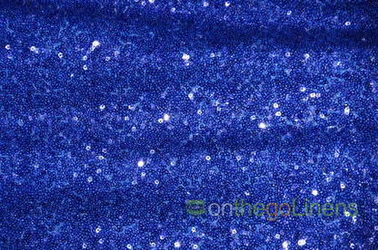 Royal Blue Glitz Mesh Sequins