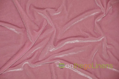 Mauve Stretch Velvet
