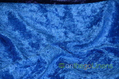Panne Velvet Royal Blue