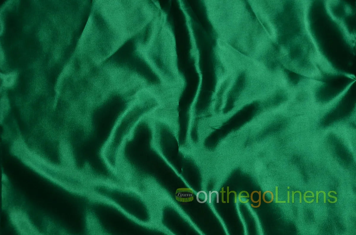 Bridal Satin Hunter Green