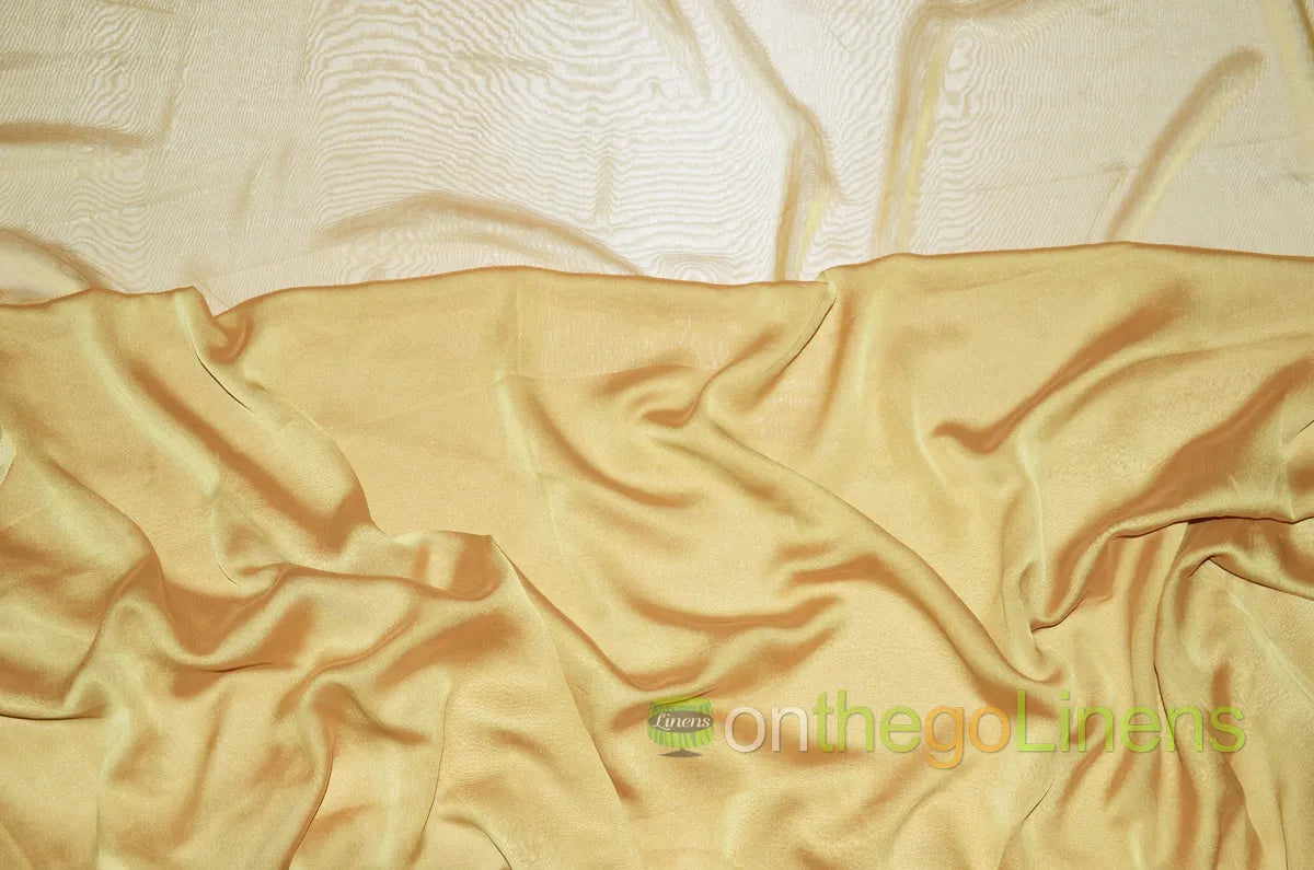Gold B Two Tone Chiffon