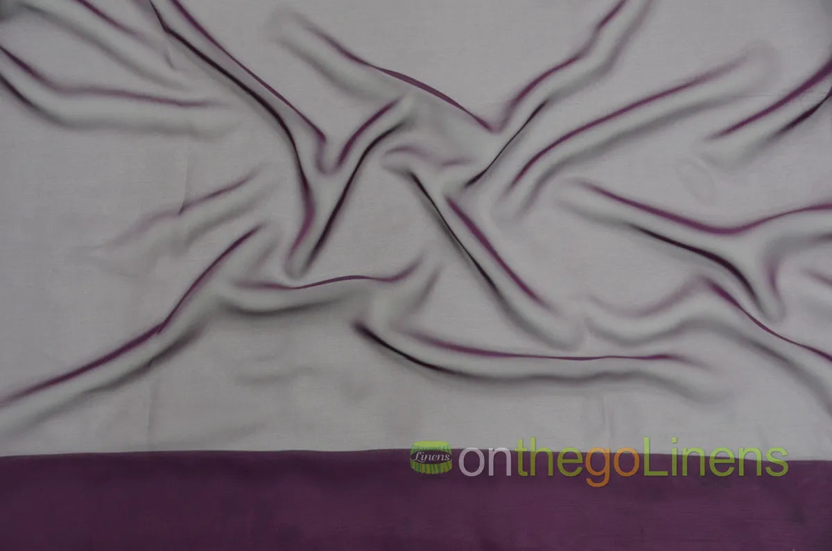 Plum Chiffon 60 Wide