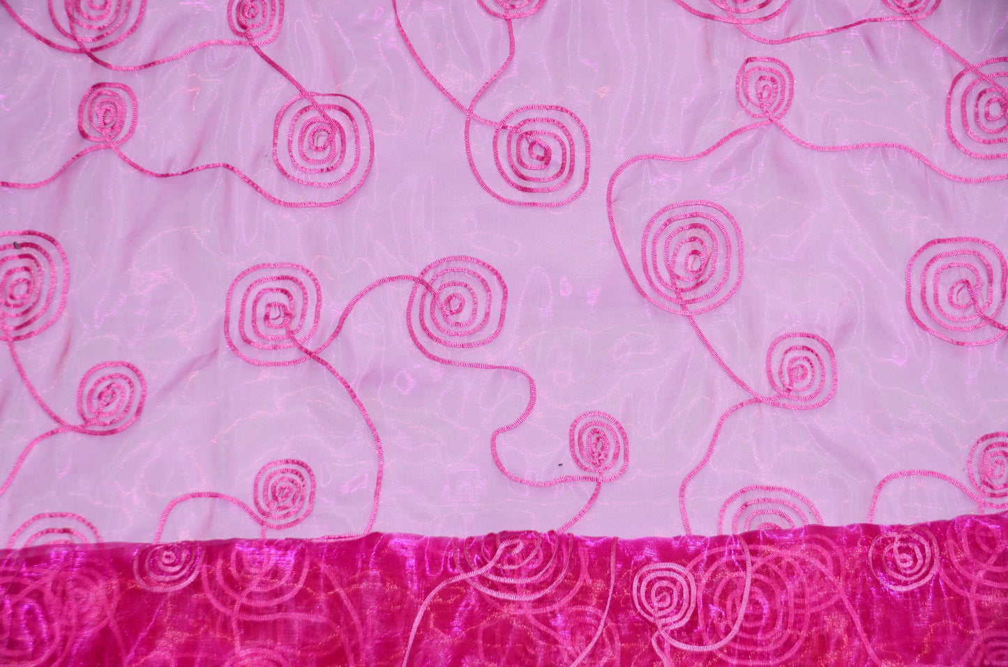 Donatello Organza Embroidery Fabric by the Yard | Multiple Colors | 54" Wide |