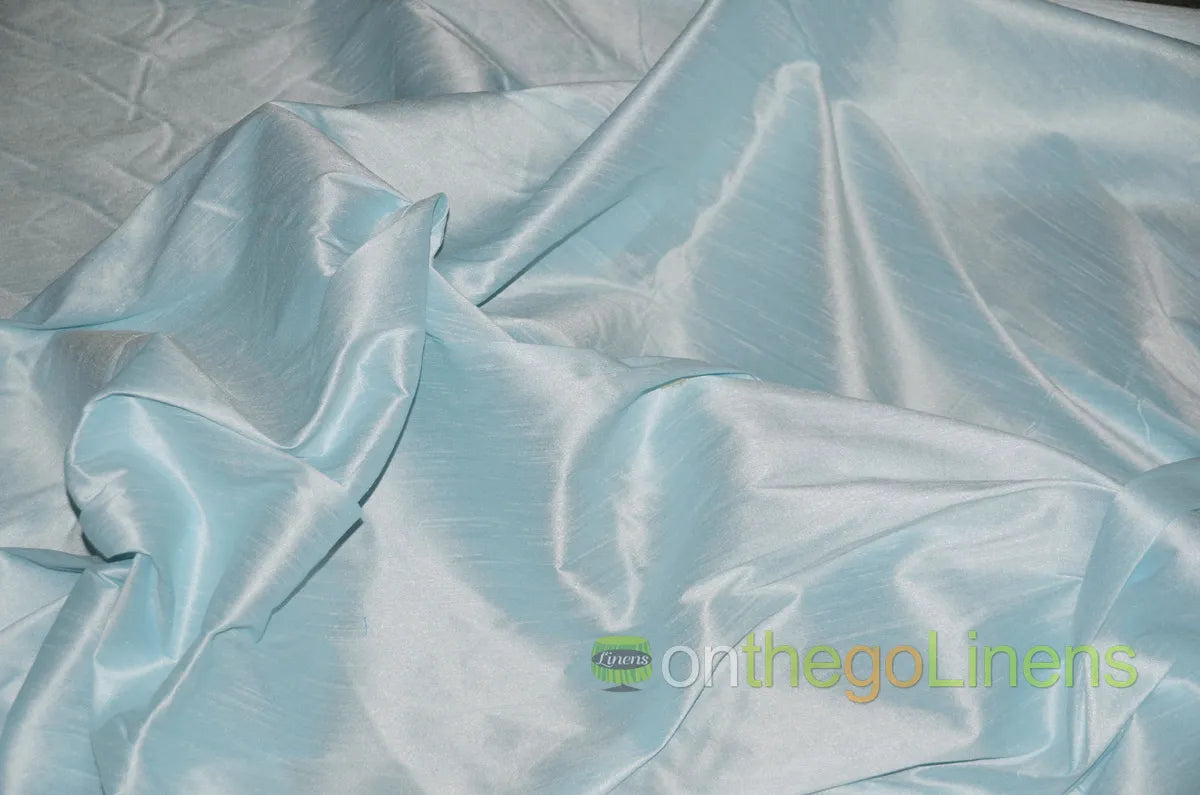 Faux Dupioni Silk Fabric | Imitation Dupioni Silk Fabric by the Yard | 54" Wide | 100% Polyester |