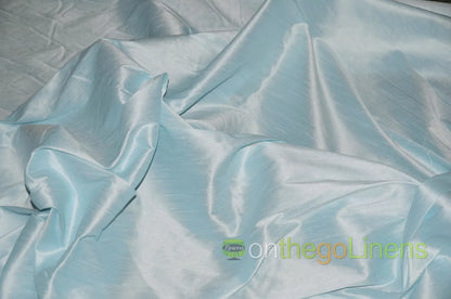 Faux Dupioni Silk Fabric | Imitation Dupioni Silk Fabric by the Yard | 54" Wide | 100% Polyester |