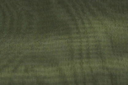Midnight Olive Mirror Organza