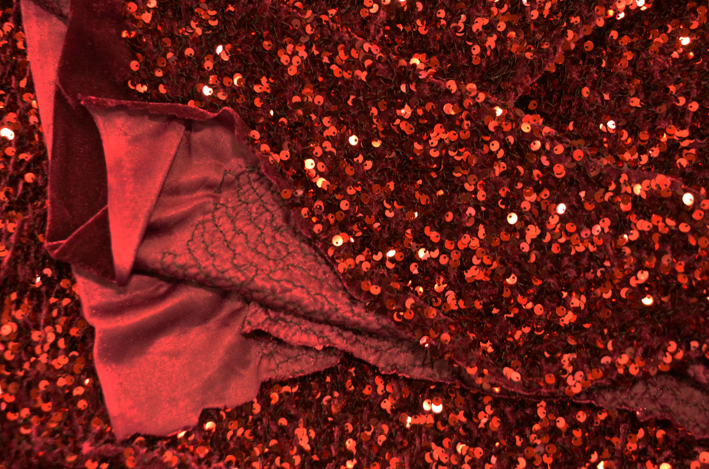 Sequins Stretch Velvet Fabric by the Yard | Sequins Velvet Fabric | 60" wide | Multiple Colors |