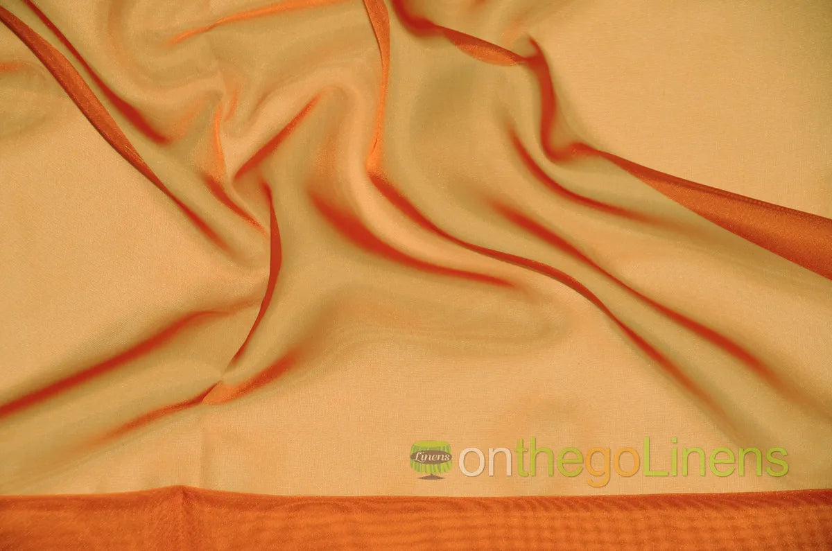 Orange IFR Sheer Voile
