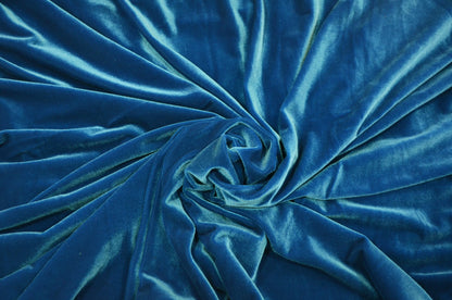 Classic Blue Stretch Velvet