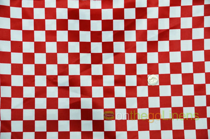 1" Checkers Lamour Satin | Table Runner | Two Colors Available |