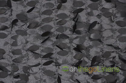 Leaf Taffeta Fabric by the Yard | Hanging Leaf Taffeta Fabric | Multiple Colors |