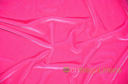 Hot Pink Stretch Velvet